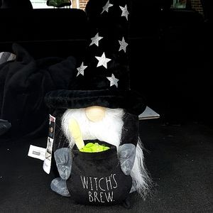 Rae Dunn WITCH'S BREW Plush Gnome HTF NWT